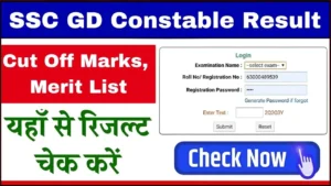 SSC GD Constable 2024 Result