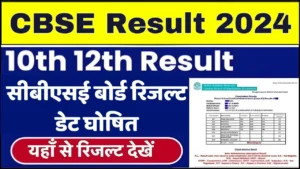 CBSE Result 2024 Date