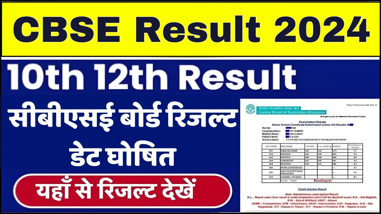 CBSE Result 2024 Date