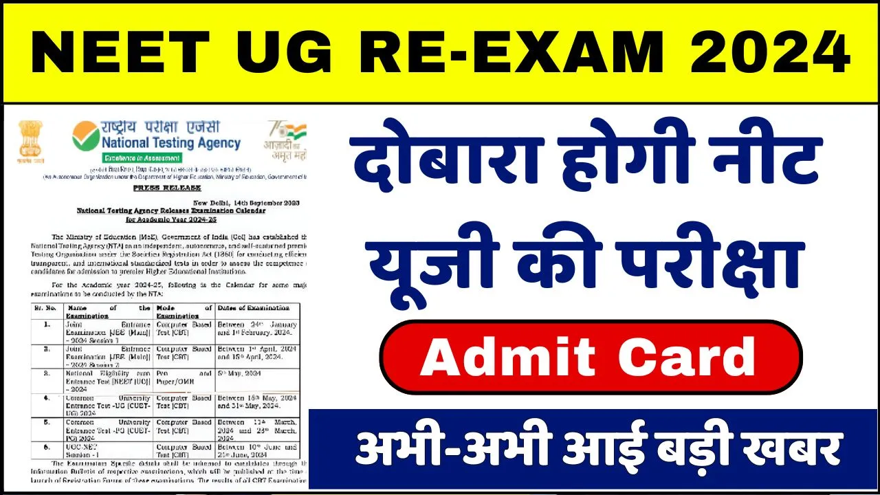 NEET UG re-exam 2024