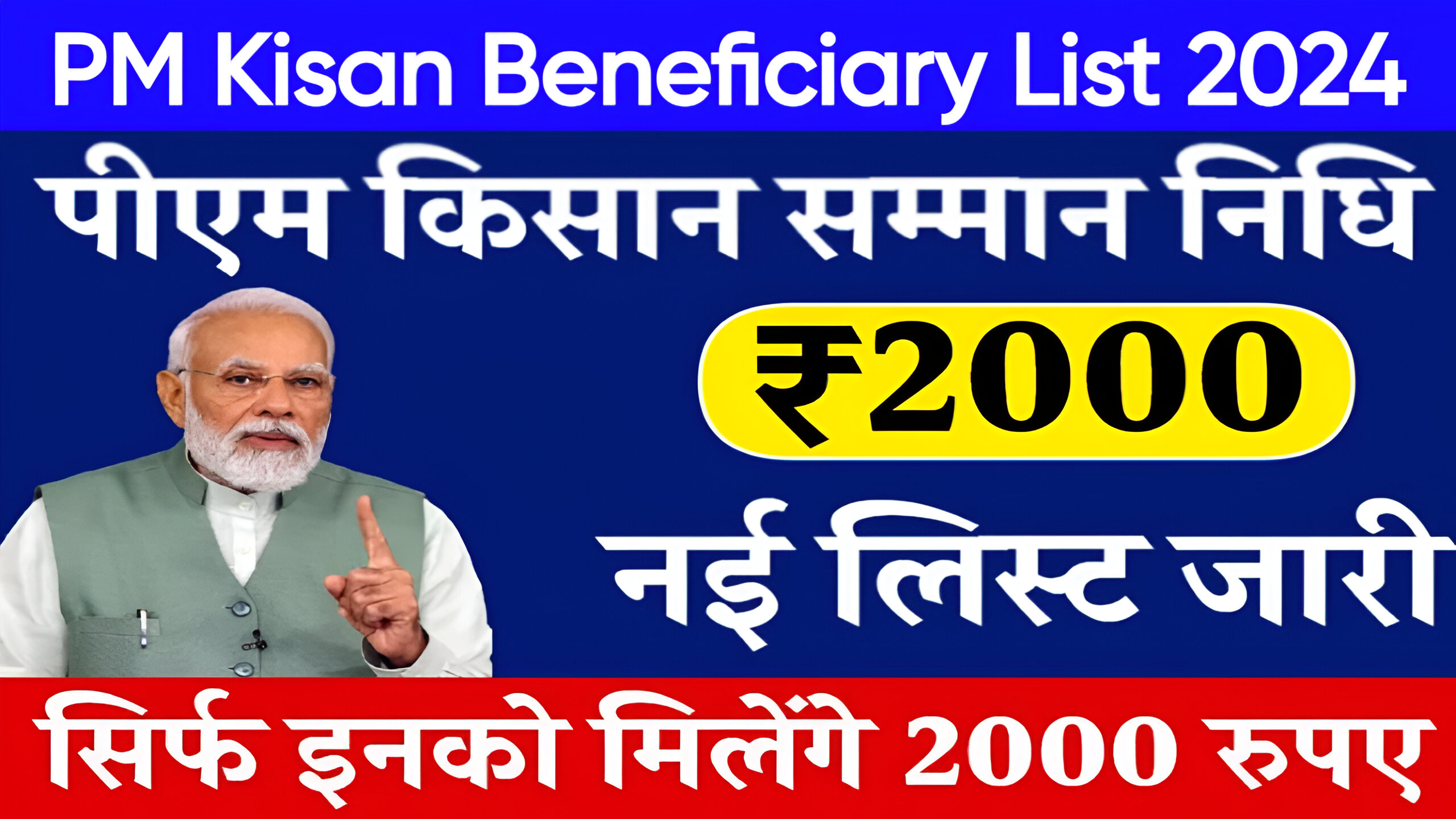 PM Kisan Beneficiary List 2024