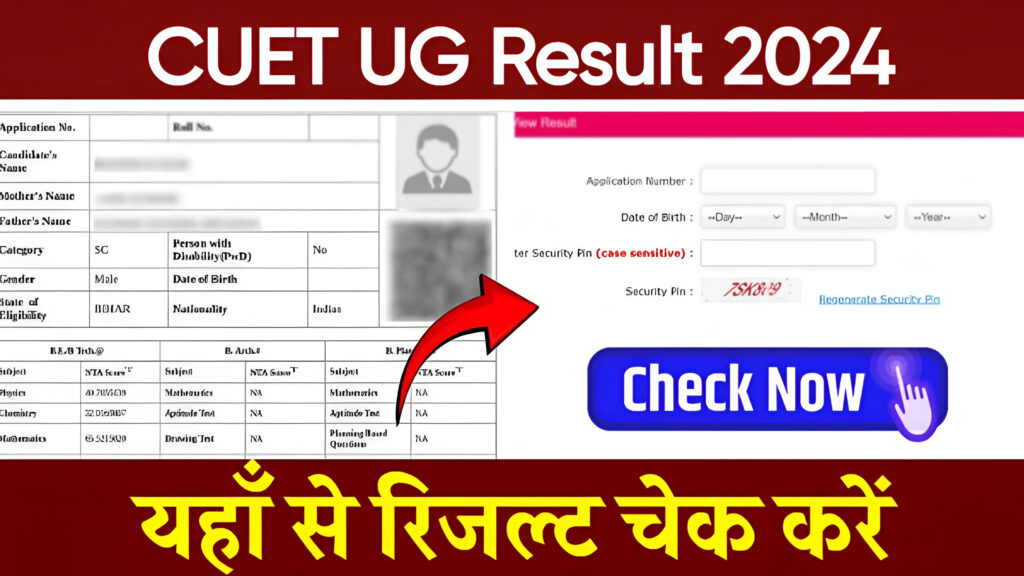 CUET UG Result 2024