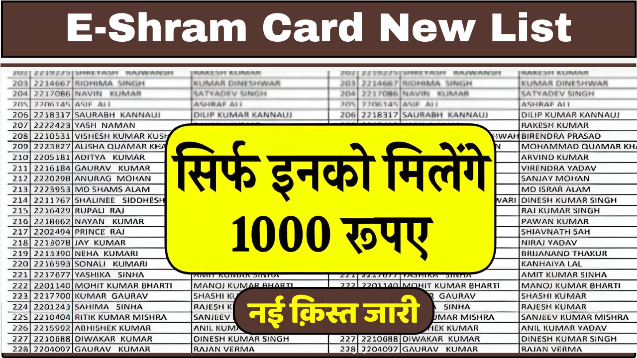 E Shram Card Kist