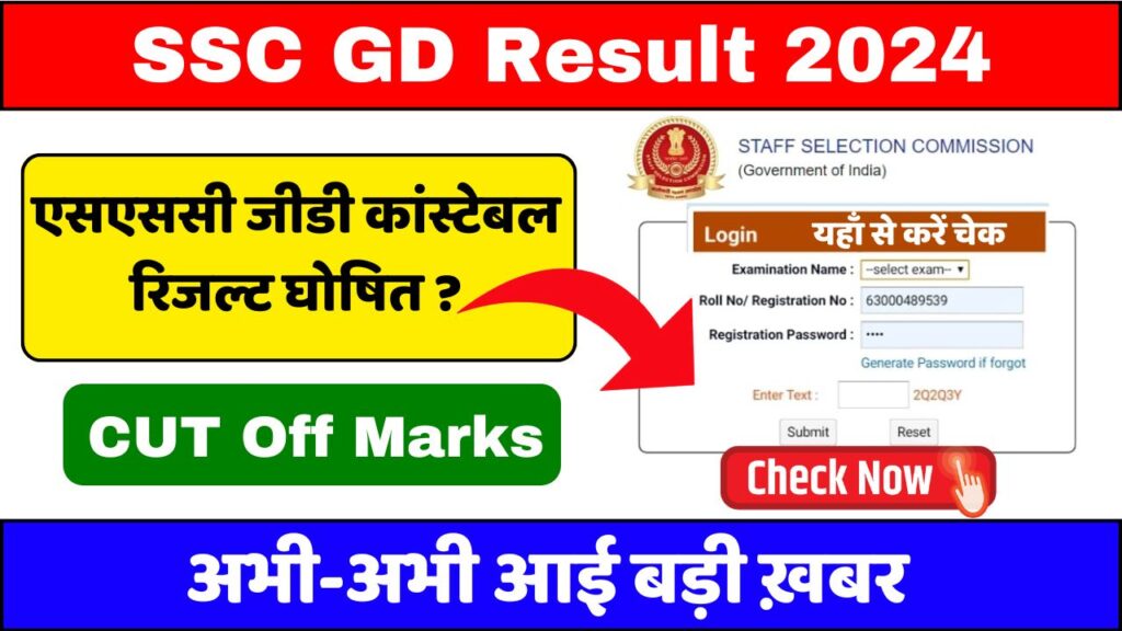 SSC GD Constable Result 2024