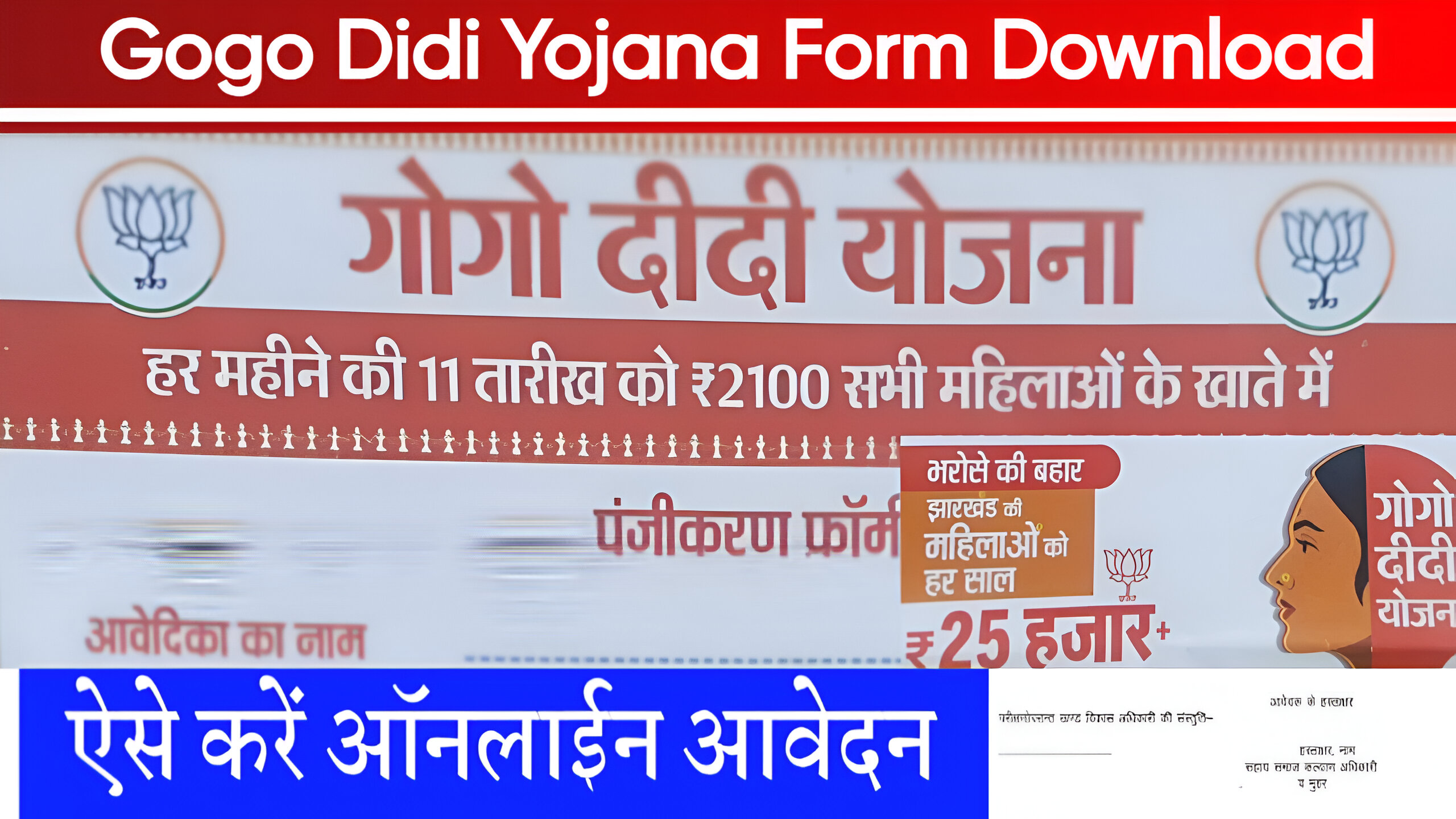 Gogo Didi Yojana Form Download