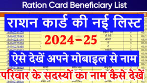 Ration Card Beneficiary List