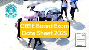  CBSE Board Exam Date Sheet 2025